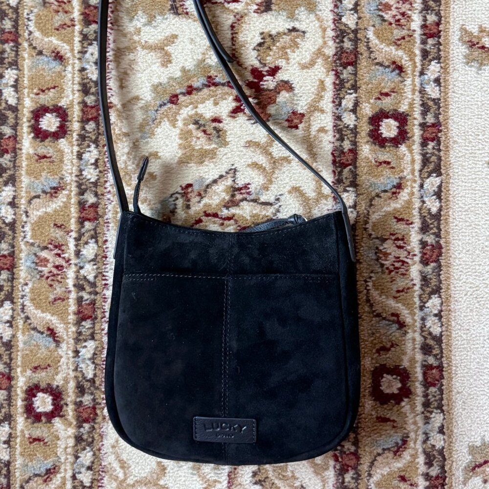 Lucky Brand -  Small Suede Crossbody Purse
